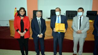 Inauguration du Lectorat Espagnol a l Universite de Bejaia 26 oct 2020 054