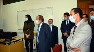 Inauguration du Lectorat Espagnol a l Universite de Bejaia 26 oct 2020 063