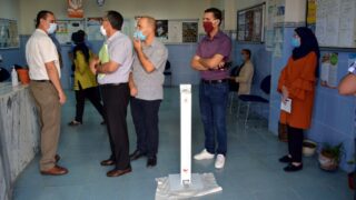 Sortie sur terrain commission lutte contre Covid 19 Universite de Bejaia 30 Septembre 2020 011