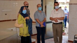 Sortie sur terrain commission lutte contre Covid 19 Universite de Bejaia 30 Septembre 2020 037