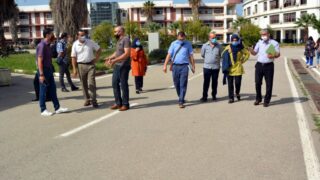 Sortie sur terrain commission lutte contre Covid 19 Universite de Bejaia 30 Septembre 2020 044