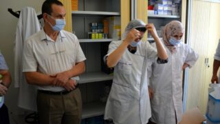 Sortie sur terrain commission lutte contre Covid 19 Universite de Bejaia 30 Septembre 2020 253