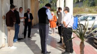 Sortie sur terrain commission lutte contre Covid 19 Universite de Bejaia Campus Targa ouzemour et residence TO 21 octobre 2020 03