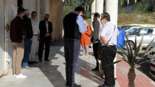 Sortie sur terrain commission lutte contre Covid 19 Universite de Bejaia Campus Targa ouzemour et residence TO 21 octobre 2020 04