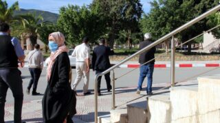 Sortie sur terrain commission lutte contre Covid 19 Universite de Bejaia Campus Targa ouzemour et residence TO 21 octobre 2020 15