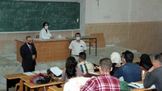 Sortie sur terrain commission lutte contre Covid 19 Universite de Bejaia Campus Targa ouzemour et residence TO 21 octobre 2020 41