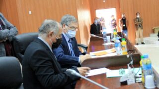 Installation officielle du Pr TARI Abdelkamel, directeur de l'ESTIN 51 Installation du Pr TARI Abdelkamel Directeur ESTIN Bejaia 30 Novembre 2020 054