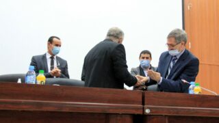 Installation officielle du Pr TARI Abdelkamel, directeur de l'ESTIN 55 Installation du Pr TARI Abdelkamel Directeur ESTIN Bejaia 30 Novembre 2020 058