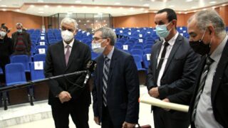 Installation officielle du Pr TARI Abdelkamel, directeur de l'ESTIN 89 Installation du Pr TARI Abdelkamel Directeur ESTIN Bejaia 30 Novembre 2020 092