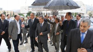 Smail Mimoune, Le ministre de la pêche et des Ressources halieutiques à l'université de bejaia 13 Ministre de la peche Smail Mimoune 10 2008 13