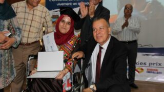 Remise dattestations aux laureats 2017 2018 de la 11eme edition du Salon de lemplo 124 6