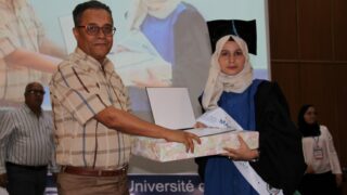 Remise dattestations aux laureats 2017 2018 de la 11eme edition du Salon de lemplo 52 6