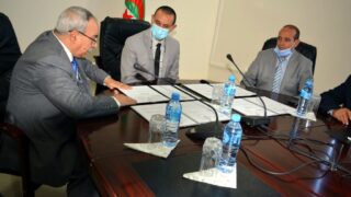 Signature convention cadre universite Bejaia cour administrative Bejaia 22 dec 2020 006