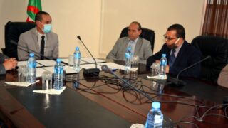 Signature convention cadre universite Bejaia cour administrative Bejaia 22 dec 2020 016