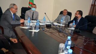 Signature convention cadre universite Bejaia cour administrative Bejaia 22 dec 2020 017