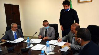 Signature convention cadre universite Bejaia cour administrative Bejaia 22 dec 2020 032