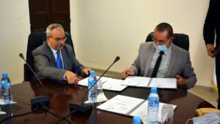 Signature convention cadre universite Bejaia cour administrative Bejaia 22 dec 2020 033