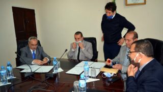 Signature convention cadre universite Bejaia cour administrative Bejaia 22 dec 2020 035