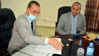 Signature convention cadre universite Bejaia cour administrative Bejaia 22 dec 2020 040