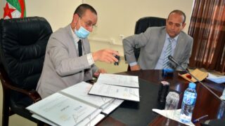 Signature convention cadre universite Bejaia cour administrative Bejaia 22 dec 2020 042