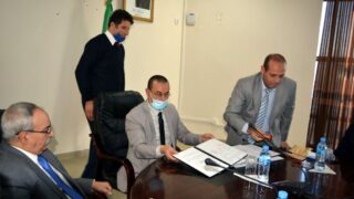 Signature convention cadre universite Bejaia cour administrative Bejaia 22 dec 2020 046
