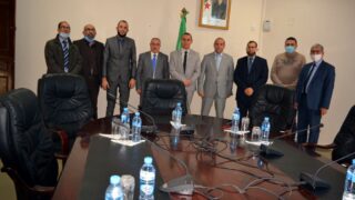 Signature convention cadre universite Bejaia cour administrative Bejaia 22 dec 2020 050