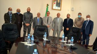 Signature convention cadre universite Bejaia cour administrative Bejaia 22 dec 2020 051