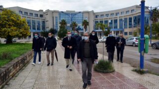 Sortie commission Covid Campus Aboudaou Residence ELKSEUR 18 Janvier 2021 Universite Bejaia 009