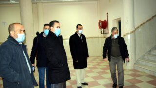 Sortie commission Covid Campus Aboudaou Residence ELKSEUR 18 Janvier 2021 Universite Bejaia 037