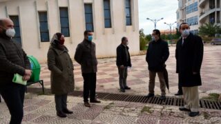 Sortie commission Covid Campus Aboudaou Residence ELKSEUR 18 Janvier 2021 Universite Bejaia 043