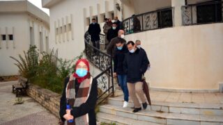 Sortie commission Covid Campus Aboudaou Residence ELKSEUR 18 Janvier 2021 Universite Bejaia 063