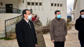 Sortie commission Covid Campus Aboudaou Residence ELKSEUR 18 Janvier 2021 Universite Bejaia 076