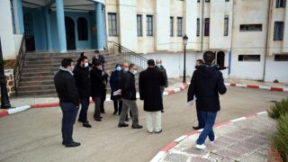 Sortie commission Covid Campus Aboudaou Residence ELKSEUR 18 Janvier 2021 Universite Bejaia 122