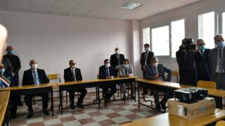 Visite du ministre de lenseignement superieur et de la recherche scientifique pr Abdelbaki BENZIANE a luniversite Abderrahman M 02 1