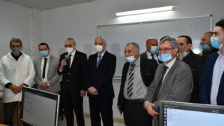 Visite du ministre de lenseignement superieur et de la recherche scientifique pr Abdelbaki BENZIANE a luniversite Abderrahman M 06 1
