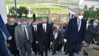 Visite du ministre de lenseignement superieur et de la recherche scientifique pr Abdelbaki BENZIANE a luniversite Abderrahman M 11 1