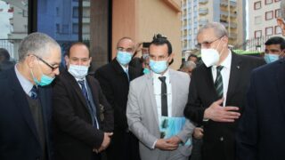Visite du ministre de lenseignement superieur et de la recherche scientifique pr Abdelbaki BENZIANE a luniversite Abderrahman M 119