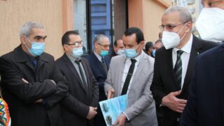 Visite du ministre de lenseignement superieur et de la recherche scientifique pr Abdelbaki BENZIANE a luniversite Abderrahman M 120 1