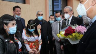 Visite du ministre de lenseignement superieur et de la recherche scientifique pr Abdelbaki BENZIANE a luniversite Abderrahman M 123