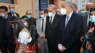 Visite du ministre de lenseignement superieur et de la recherche scientifique pr Abdelbaki BENZIANE a luniversite Abderrahman M 126