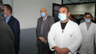 Visite du ministre de lenseignement superieur et de la recherche scientifique pr Abdelbaki BENZIANE a luniversite Abderrahman M 130 1