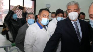 Visite du ministre de lenseignement superieur et de la recherche scientifique pr Abdelbaki BENZIANE a luniversite Abderrahman M 132