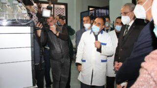 Visite du ministre de lenseignement superieur et de la recherche scientifique pr Abdelbaki BENZIANE a luniversite Abderrahman M 141