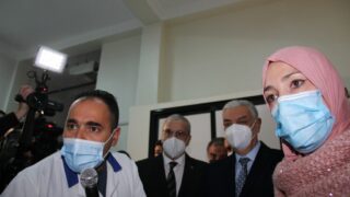 Visite du ministre de lenseignement superieur et de la recherche scientifique pr Abdelbaki BENZIANE a luniversite Abderrahman M 145