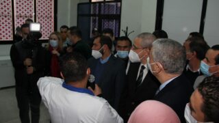 Visite du ministre de lenseignement superieur et de la recherche scientifique pr Abdelbaki BENZIANE a luniversite Abderrahman M 148