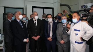 Visite du ministre de lenseignement superieur et de la recherche scientifique pr Abdelbaki BENZIANE a luniversite Abderrahman M 152