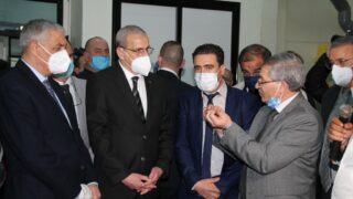 Visite du ministre de lenseignement superieur et de la recherche scientifique pr Abdelbaki BENZIANE a luniversite Abderrahman M 154 1