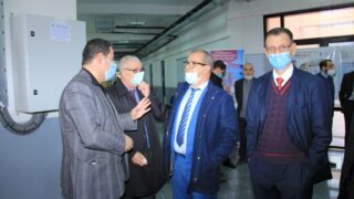 Visite du ministre de lenseignement superieur et de la recherche scientifique pr Abdelbaki BENZIANE a luniversite Abderrahman M 164 1