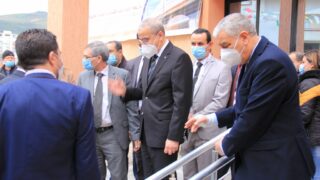 Visite du ministre de lenseignement superieur et de la recherche scientifique pr Abdelbaki BENZIANE a luniversite Abderrahman M 174