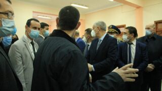 Visite du ministre de lenseignement superieur et de la recherche scientifique pr Abdelbaki BENZIANE a luniversite Abderrahman M 177 1